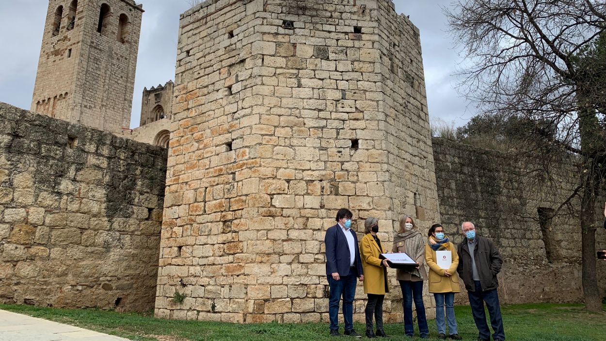 La restauració del Monestir de Sant Cugat avança ara cap a la muralla de llevant