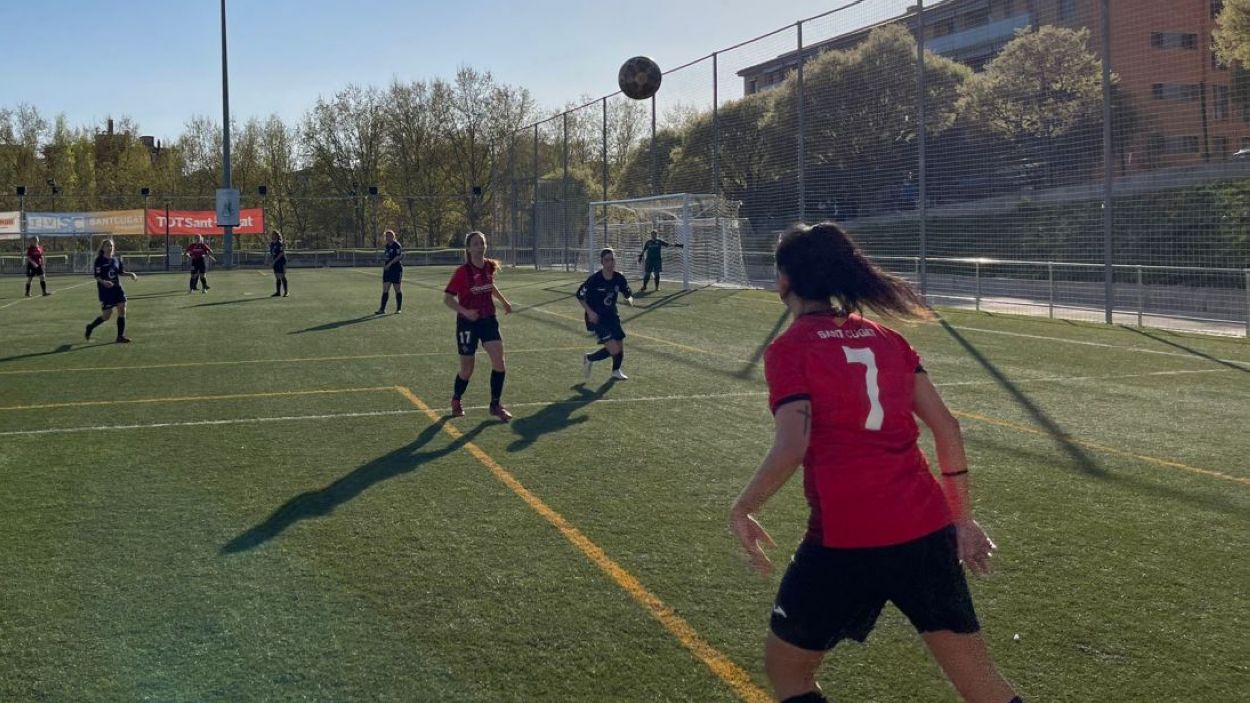 El Sant Cugat femení empata a 2 en la seva visita al Martinenc