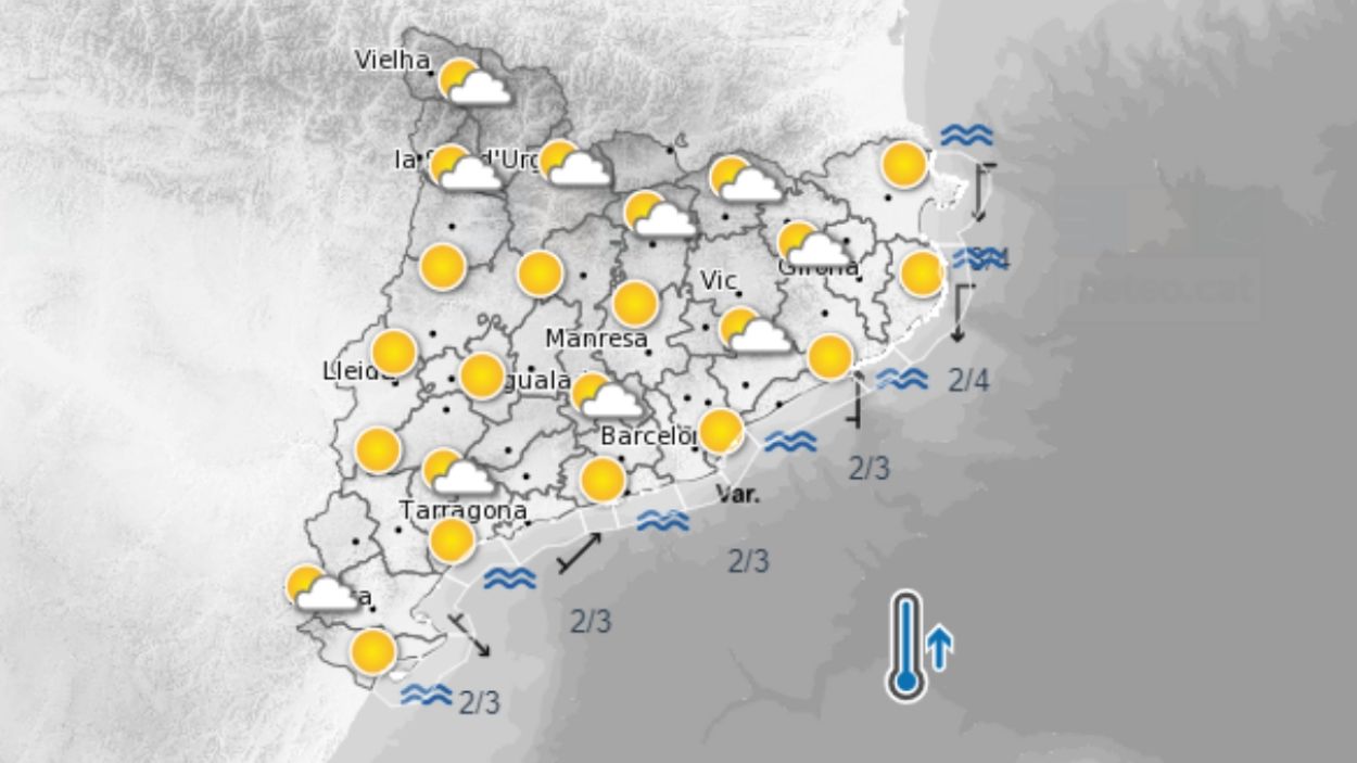 El sol s'imposa en els últims dies de Setmana Santa