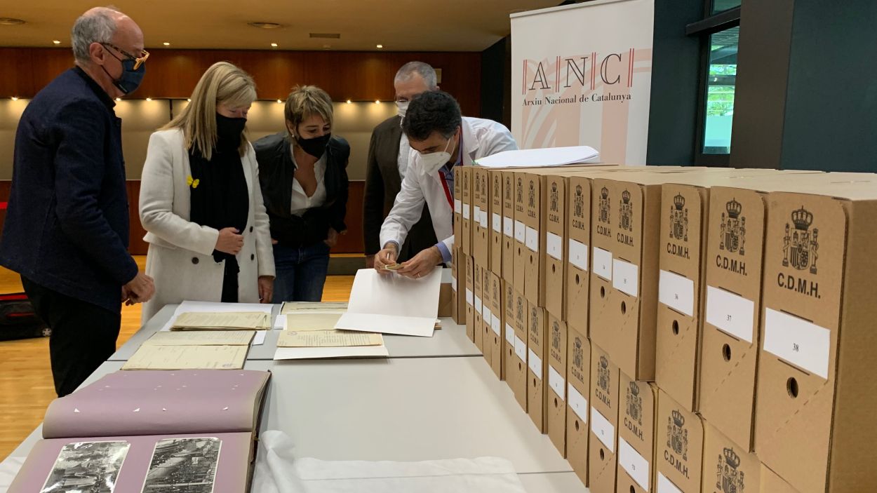 Arriben més 'papers de Salamanca' a l'Arxiu Nacional de Catalunya