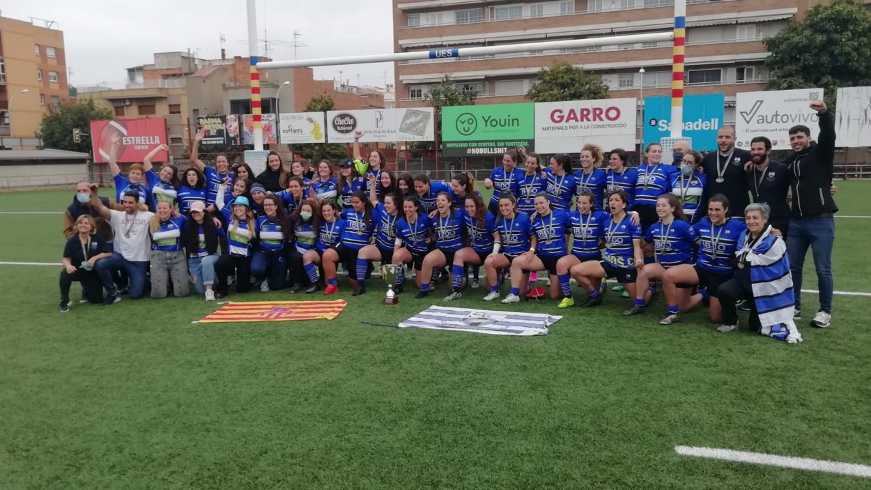 Debut històric del Rugby Sant Cugat femení a la Copa de la Reina aquest dissabte