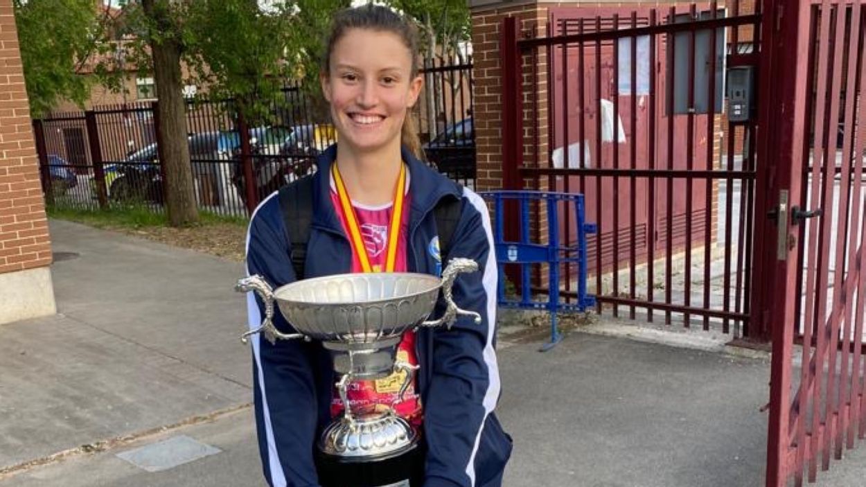 Ariadna Priante, campiona de la Lliga Iberdrola de voleibol
