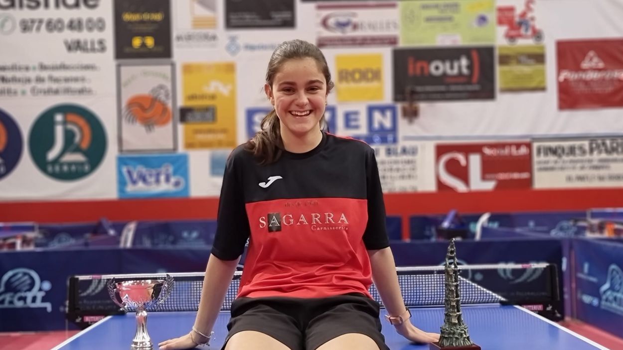 Mariona Munné, convocada amb la selecció espanyola de tennis taula