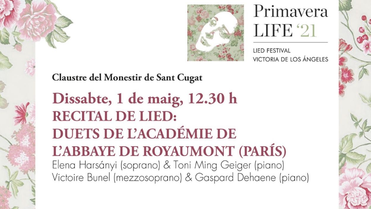 Sant Cugat esdevé per primer cop escenari del Primavera Life Lied Festival