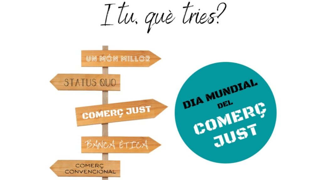 Alt: Sant Cugat celebra aquest dissabte el Dia Mundial del Comerç Just