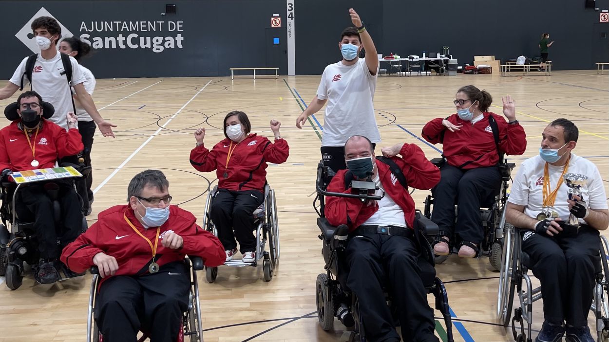 Daniel Pérez assoleix un nou rècord català d'eslàlom en cadira de rodes