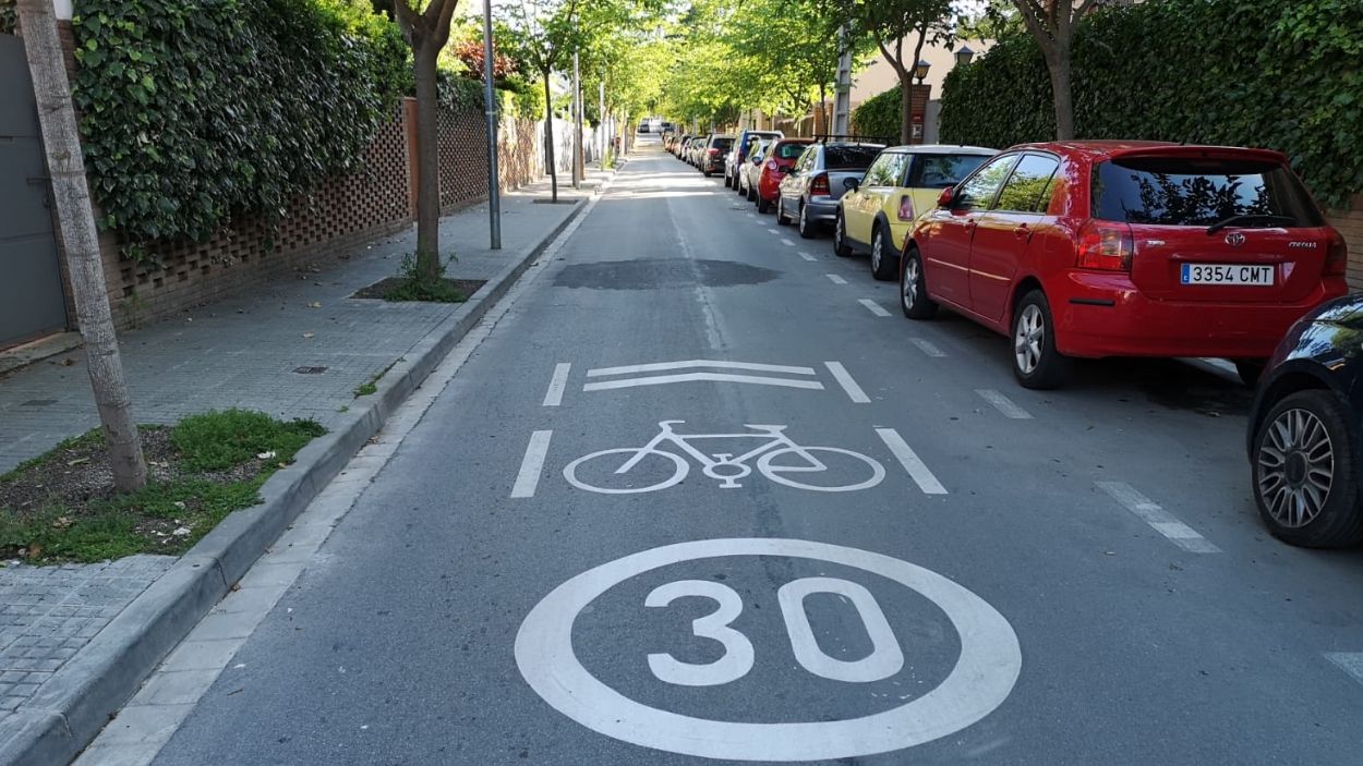 Nous límits de velocitat a Sant Cugat: a 30 km/h als carrers d'un sol carril per sentit de circulació