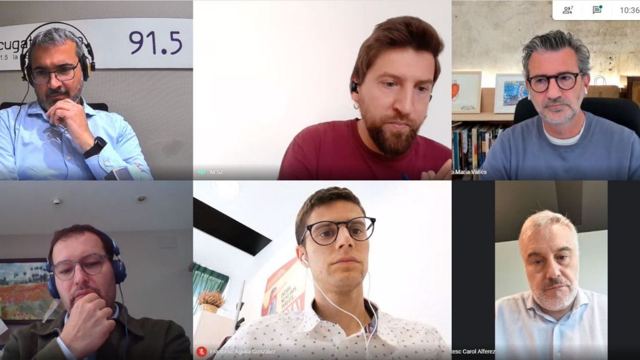 El projecte Ragull Centre i la fi de la Biennal d'Art, a la tertúlia política 'El Gall del Monestir'