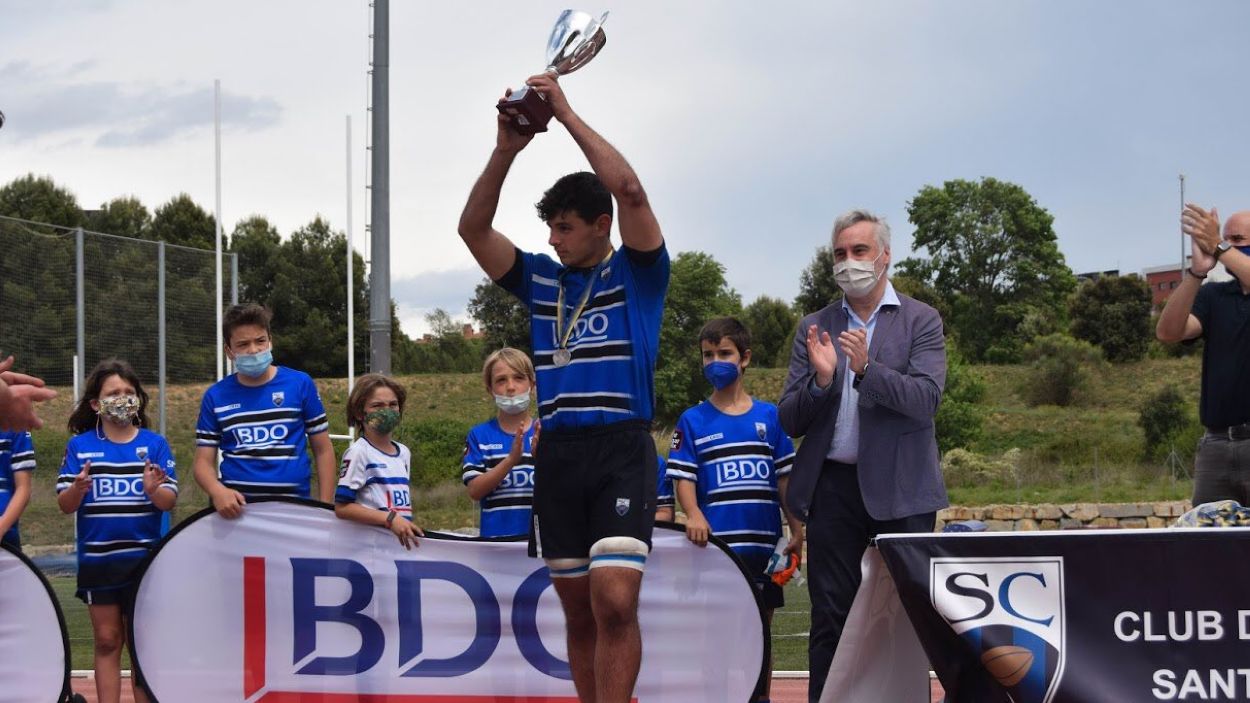 El subcampionat estatal sub 18 del Rugby Sant Cugat, protagonista a l'Esport en Marxa