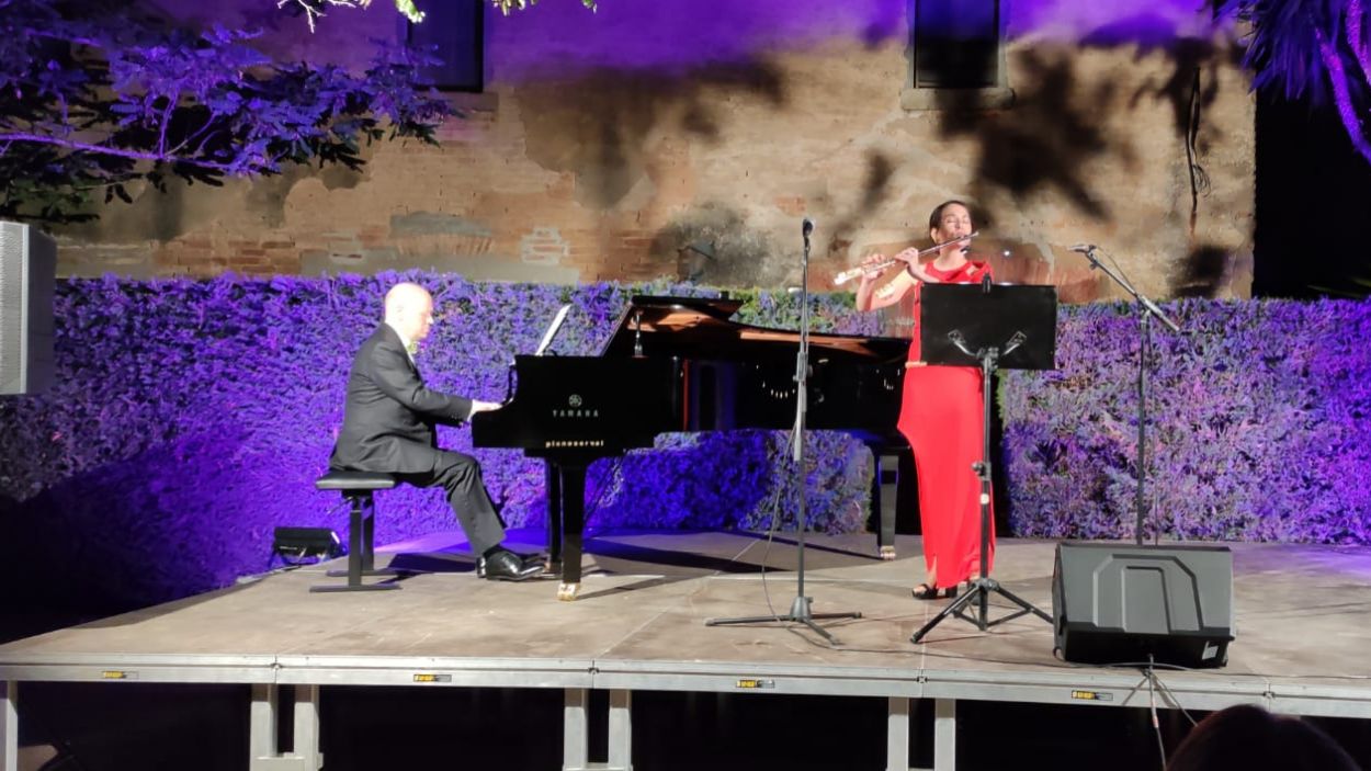 Elisabet Franch i Albert Guinovart exhibeixen fragments del seu nou disc a Can Monmany