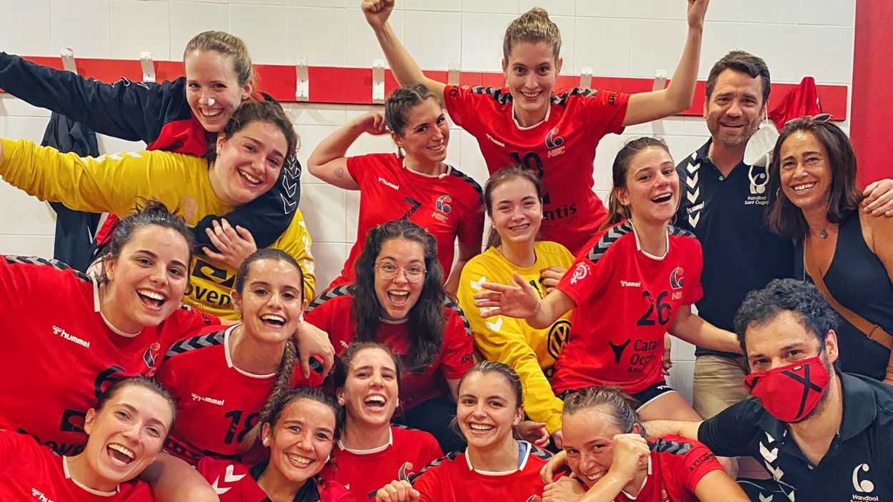 L'Handbol Sant Cugat femení es classifica per a la final de la Copa Federació