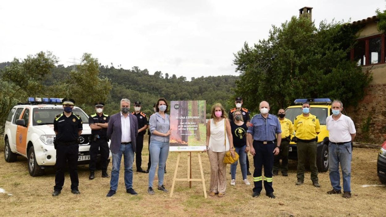 L'augment de les temperatures posa en alerta Sant Cugat i Valldoreix davant del risc d'incendi