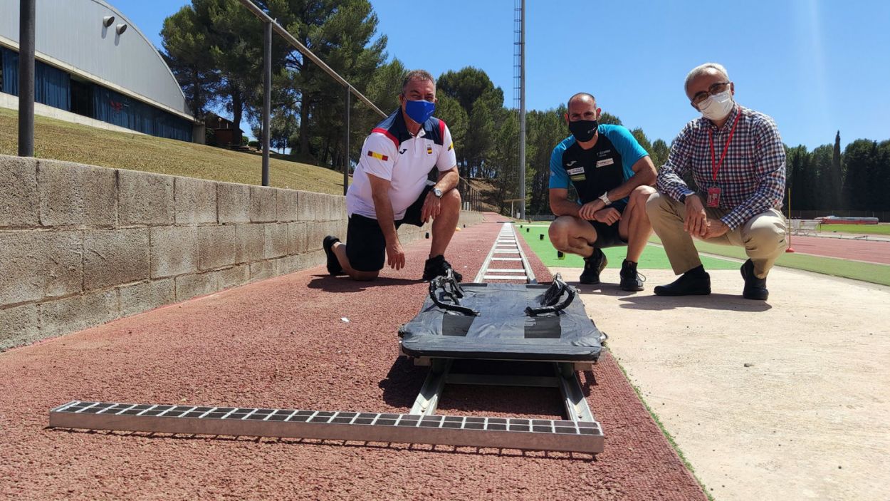 La primera pista d'arrancada d'skeleton estatal ubicada al CAR de Sant Cugat