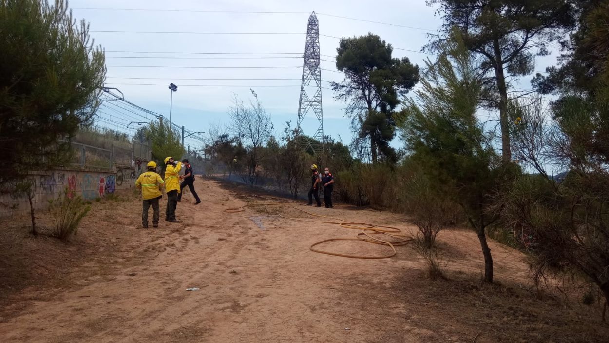 Un nou incendi a l'estany dels Alous crema 150 metres quadrats de vegetació