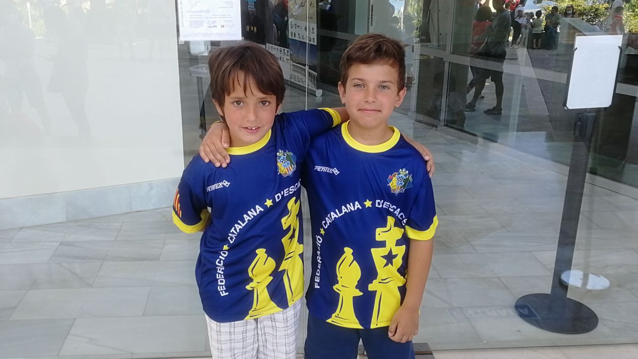 Nicolas Garcia i Anton Puigneró, entre els millors a l'Estatal sub 8 d'escacs
