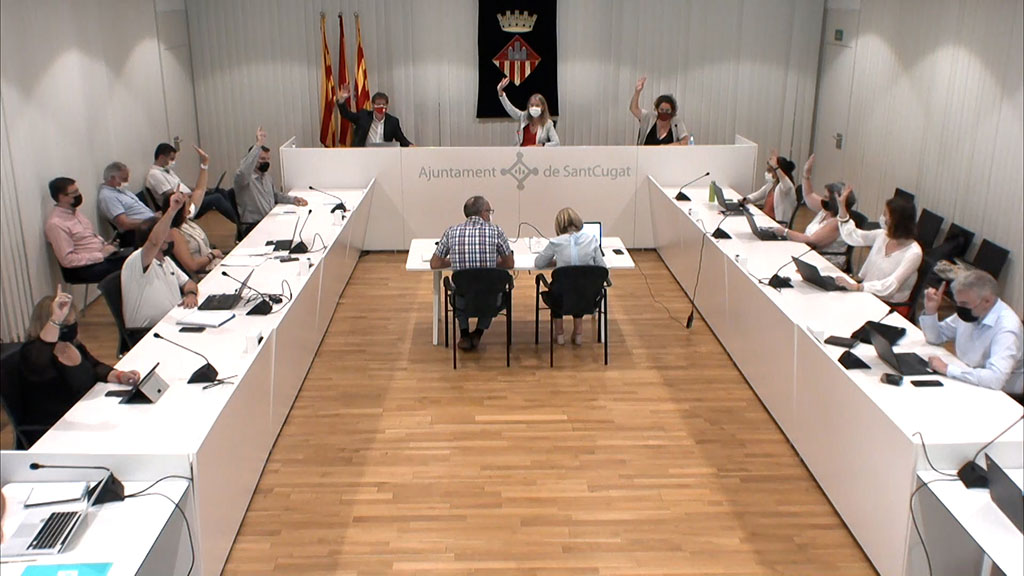 Ple extraordinari d'1 de juliol de 2021