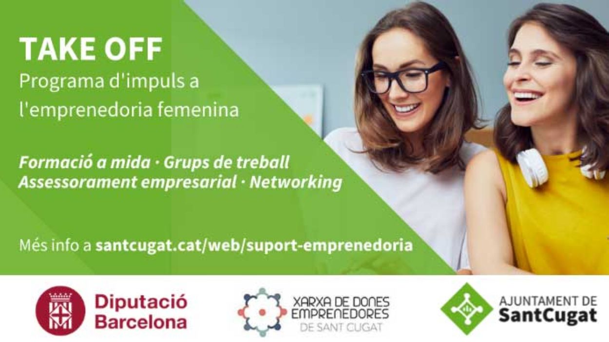 Tot a punt per a la segona edició del programa d'emprenedoria femenina 'Take off'