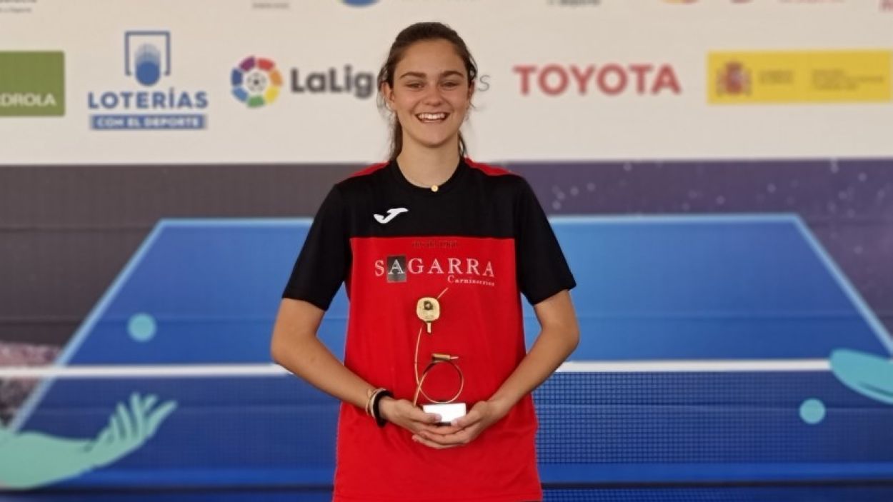 Mariona Munné disputarà l'Europeu sub 15 de tenis taula amb la selecció espanyola