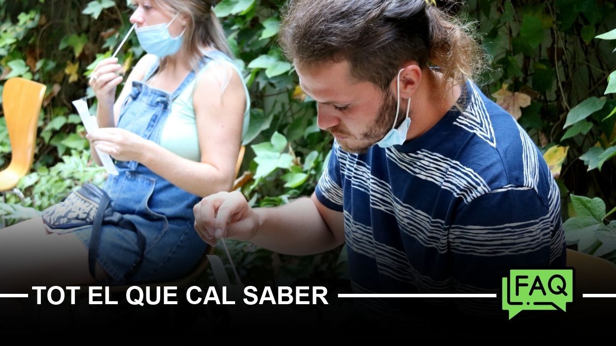 Com fer-se un test d'antígens ràpid d'automostra?