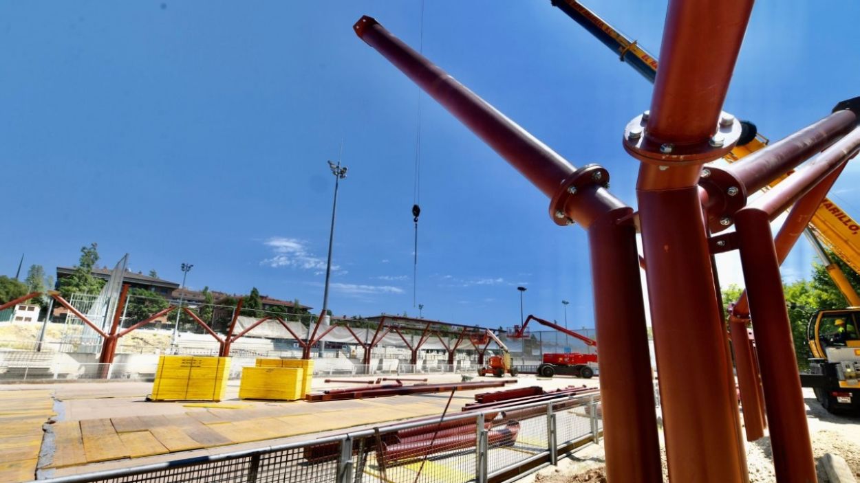 La cobertura de la pista d'hoquei de la ZEM Jaume Tubau estarà enllestida a la tardor