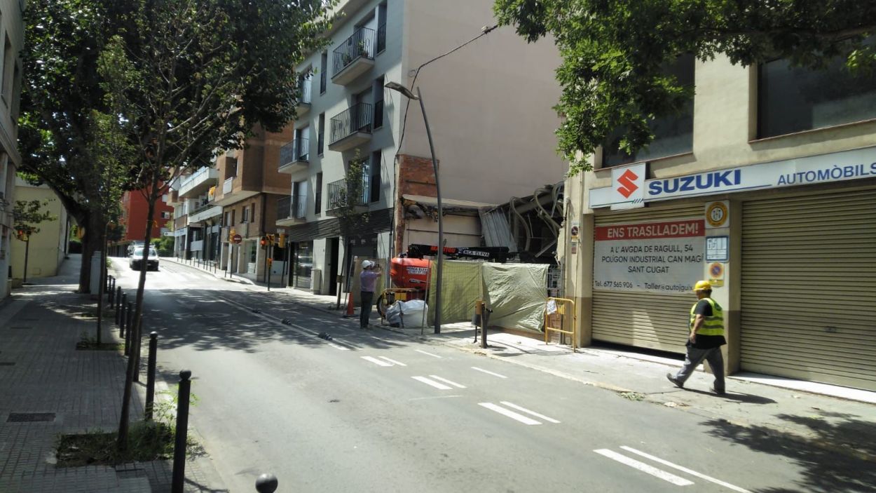 Tallat un tram de l'anella verda fins a l'11 d'agost