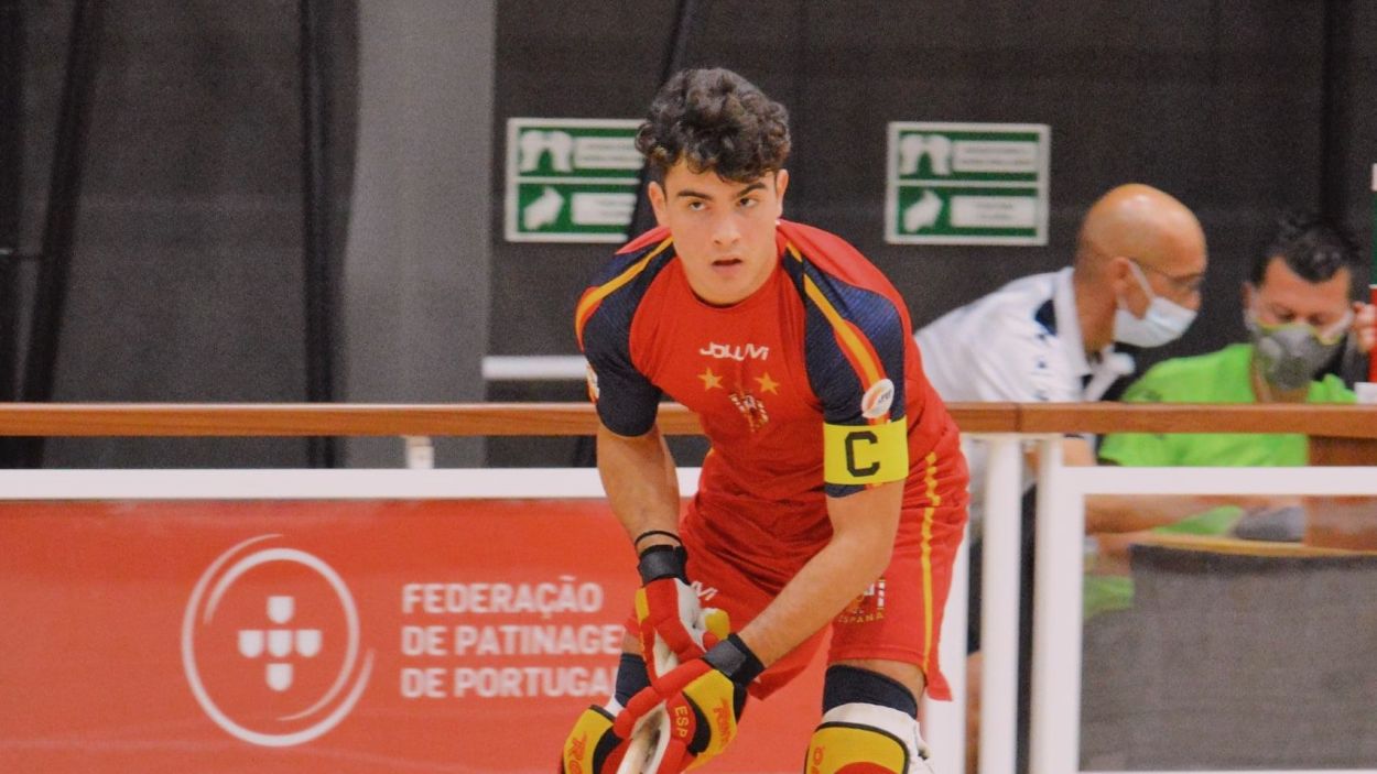 Carles Domènech, subcampió d'Europa sub 19 d'hoquei patins