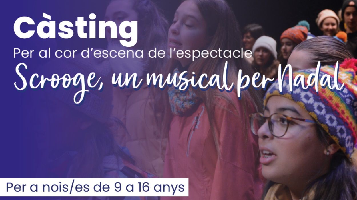Càsting obert per al musical 'Un Nadal amb Mr. Scrooge', que torna després de la pandèmia