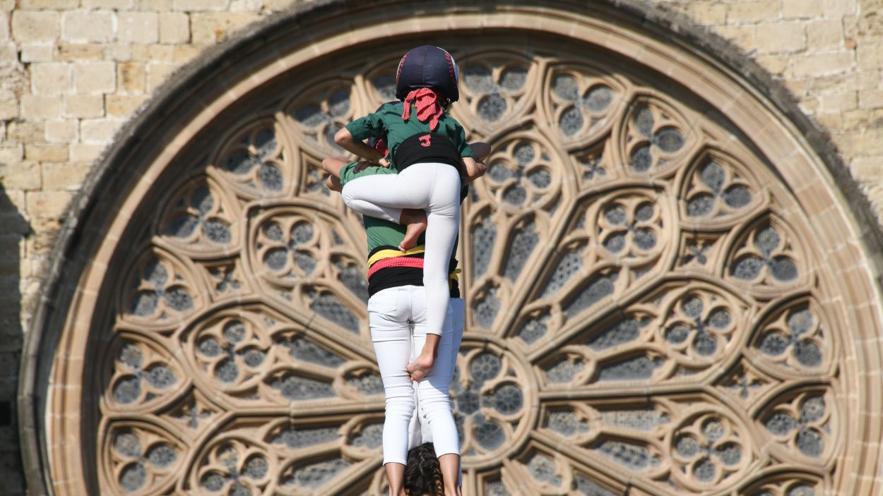 Els Castellers de Sant Cugat, preparats per fer-la grossa aquest cap de setmana