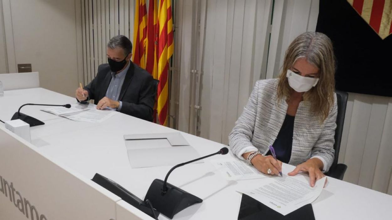 L'Ajuntament i Sant Cugat Empresarial signen el conveni de col·laboració per organitzar el proper Tribuna