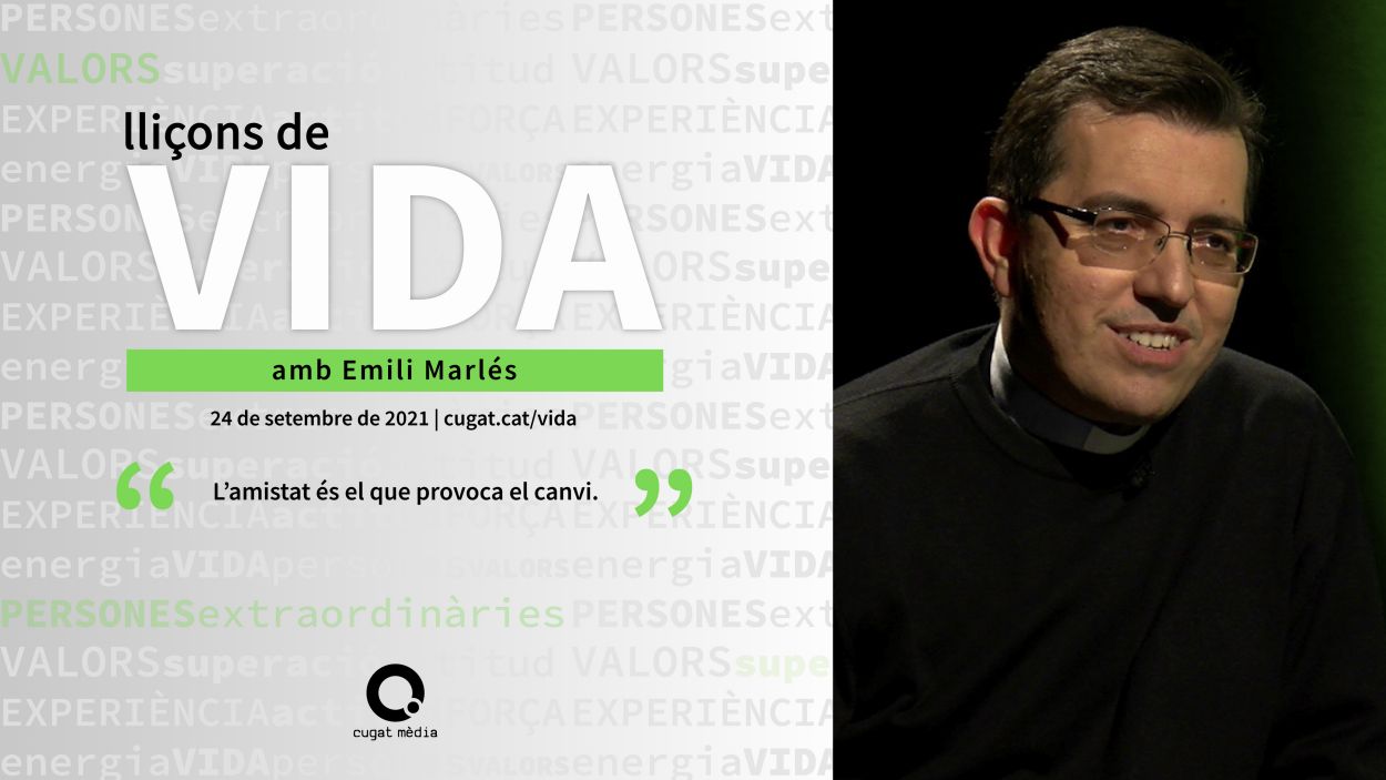 El 'Lliçons de vida' continua amb una conversa amb Emili Marlés, rector de la parròquia de Sant Pere d'Octavià