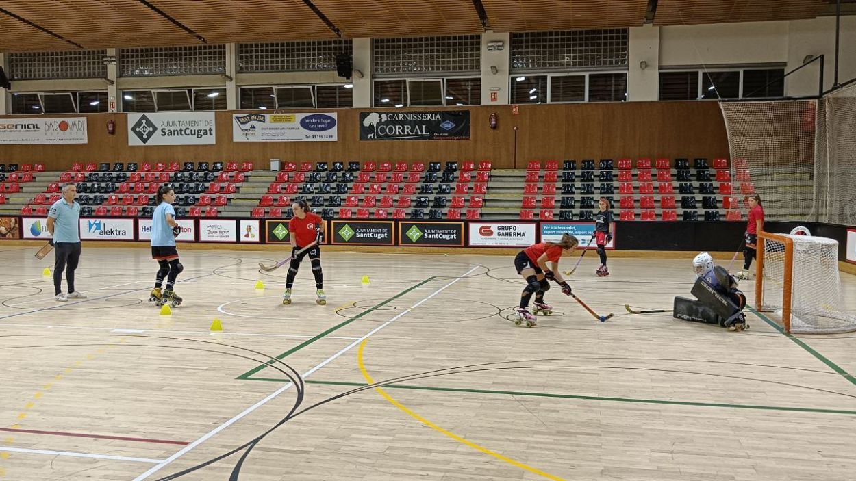 El femení del PHC Sant Cugat, preparat per 