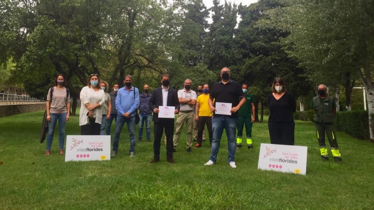 Sant Cugat revalida les quatre Flors d'Honor per tercer any consecutiu