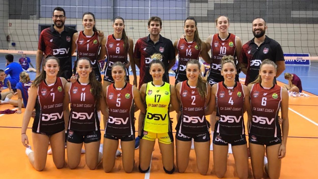 El DSV- Volei Sant Cugat assoleix el primer títol de la temporada