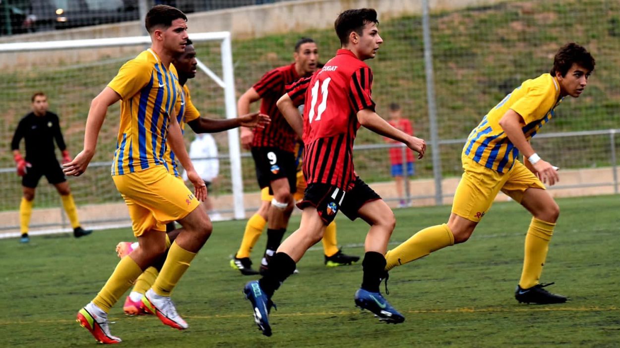 Festival de gols entre el SantCu i l'Atlètic Sant Just que finalitza amb empat a 5