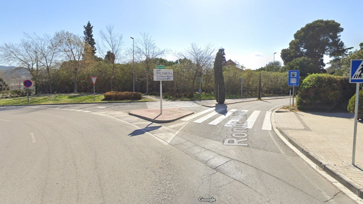 Tall de trànsit aquest dijous al matí a la Ronda Nord, entre la plaça de l'Oli i la benzinera BP