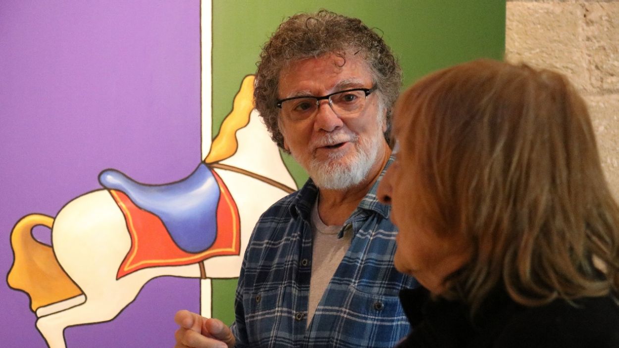 Lluís Ribas fa un gir radical com a artista als seus 72 anys