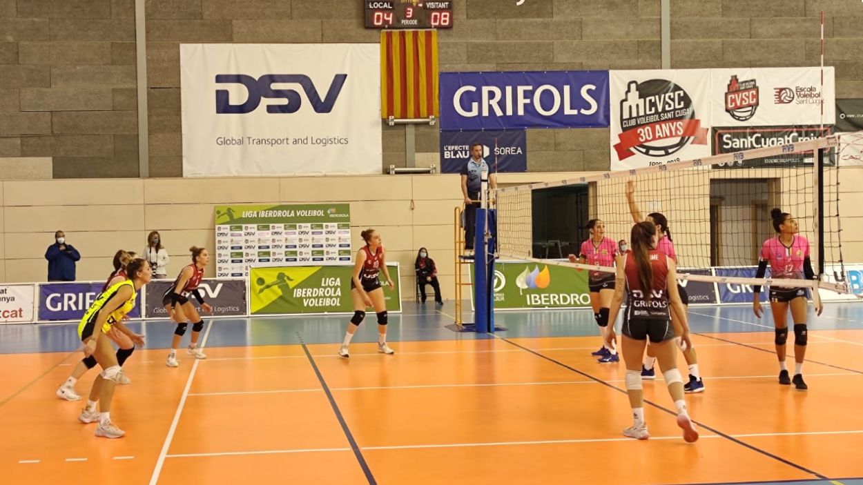 Ajornat el partit entre el DSV- Volei Sant Cugat i el Barça