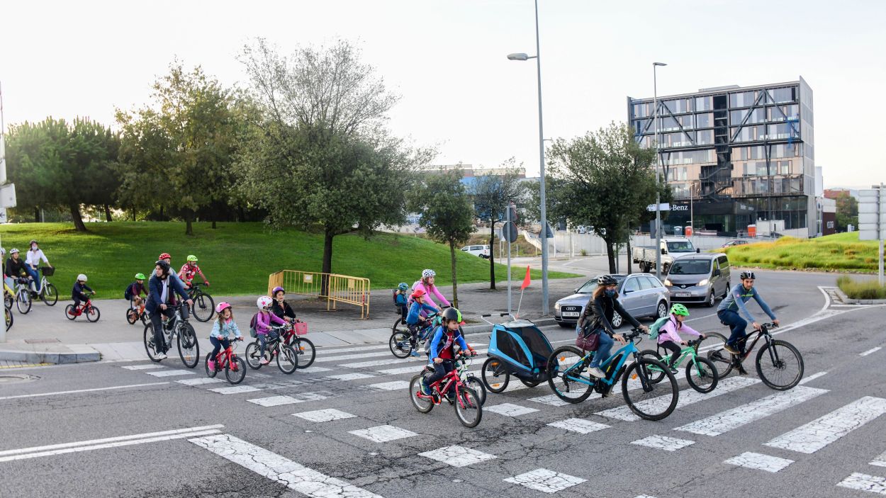 Bicibús a Sant Cugat: llums i ombres