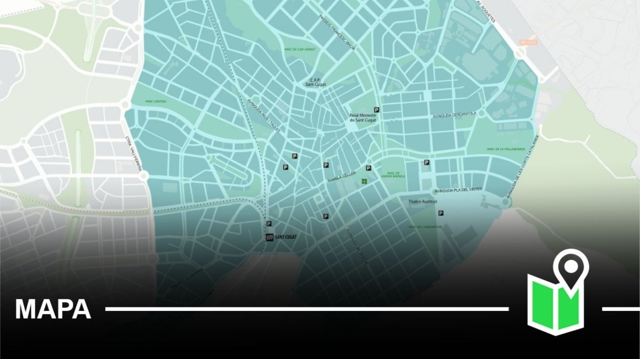 Quins són els límits de la Zona de Baixes Emissions de Sant Cugat?