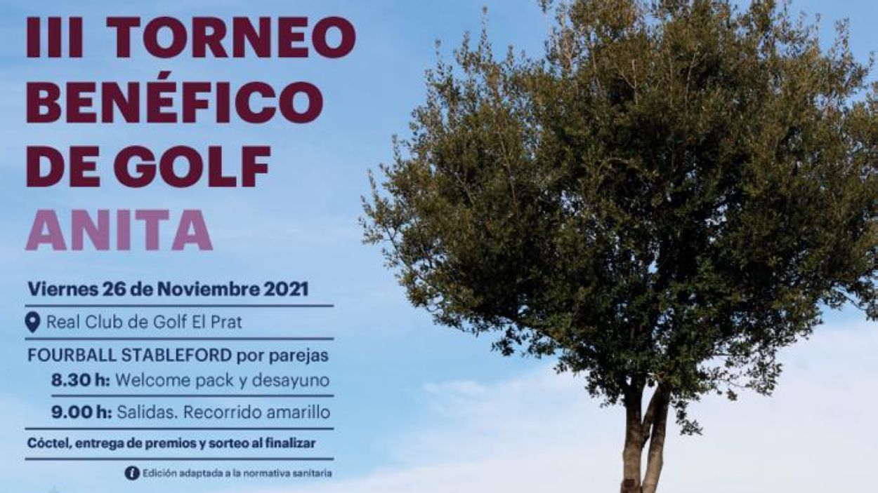 L'Associació Anita organitza un torneig de golf benèfic el 26 de novembre