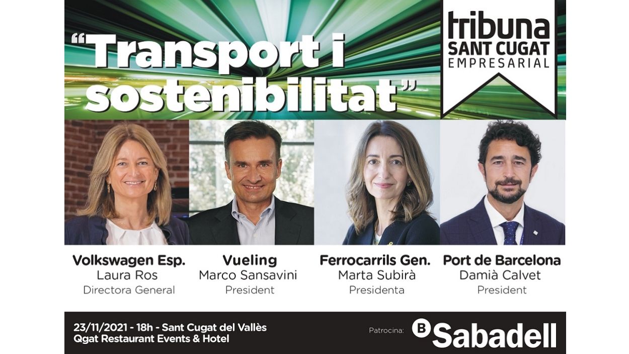 El nou Tribuna Sant Cugat Empresarial posarà el focus sobre 'Transport i sostenibilitat'