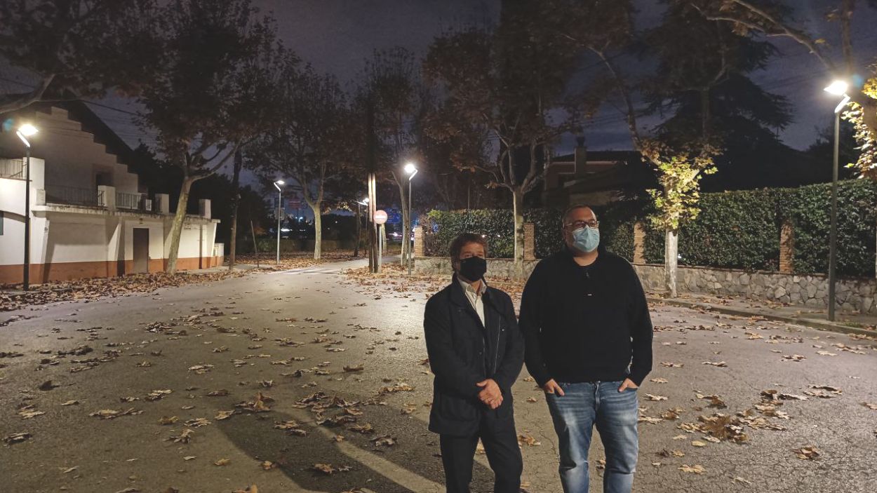 Sant Cugat avança en la instal·lació de tecnologia LED en l'enllumenat públic