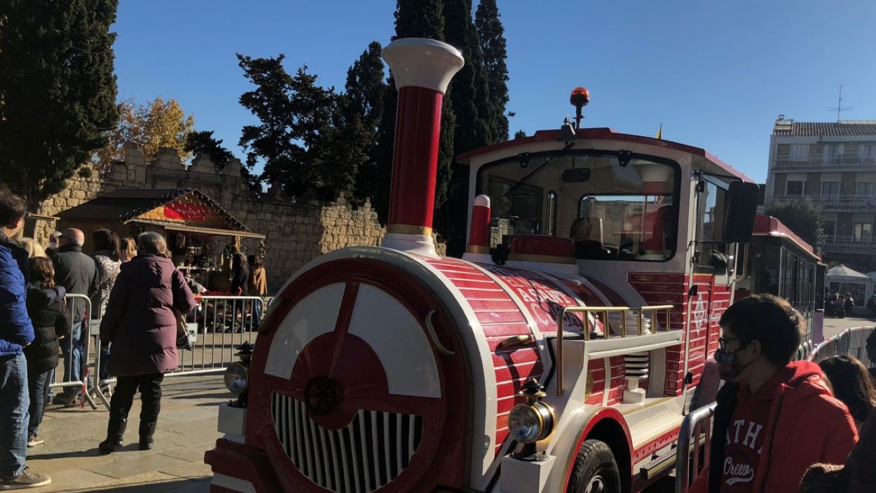 Pugem al Trenet de Nadal de Sant Cugat