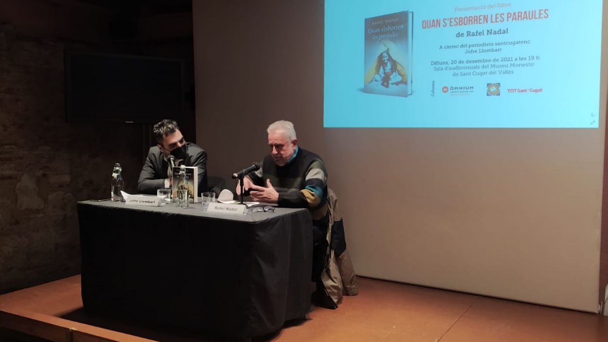 Rafel Nadal presenta a Sant Cugat la seva última novel·la