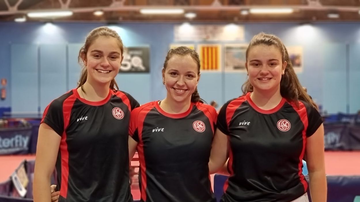 Els primers equips de la UESC de tenis taula aspiren a l'ascens aquest 2022