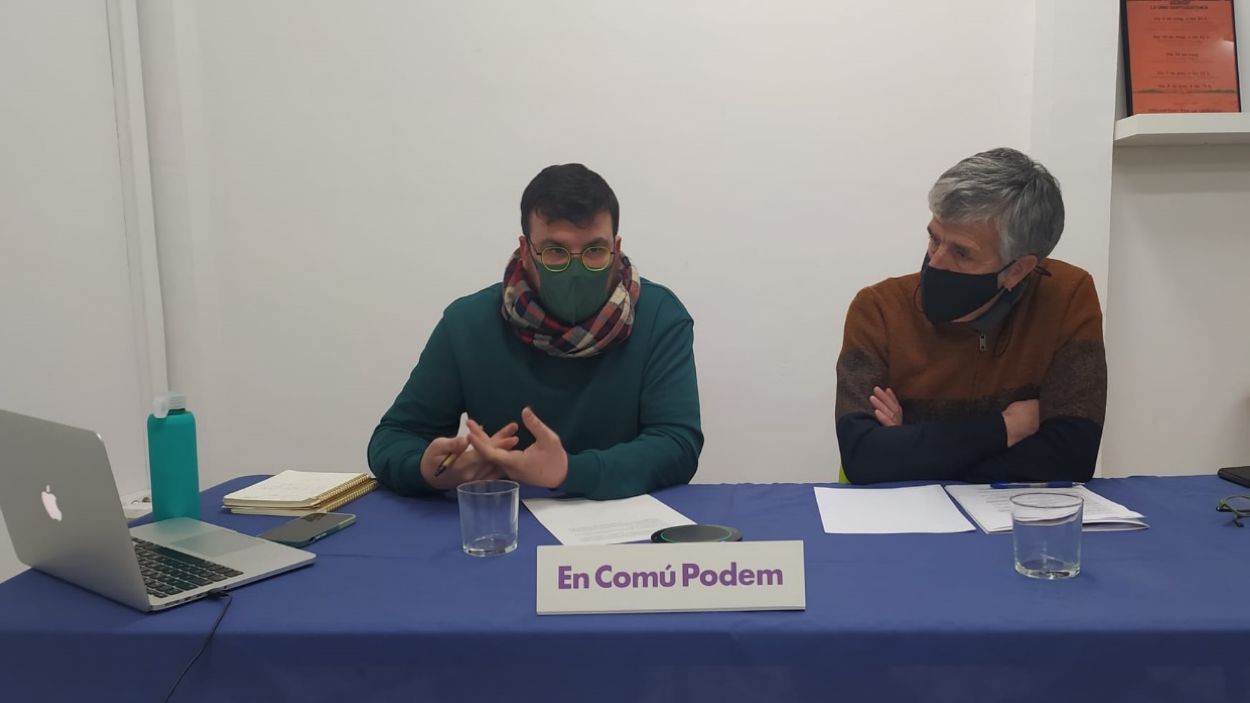 En Comú Podem critica el govern per començar l'any sense el pressupost aprovat
