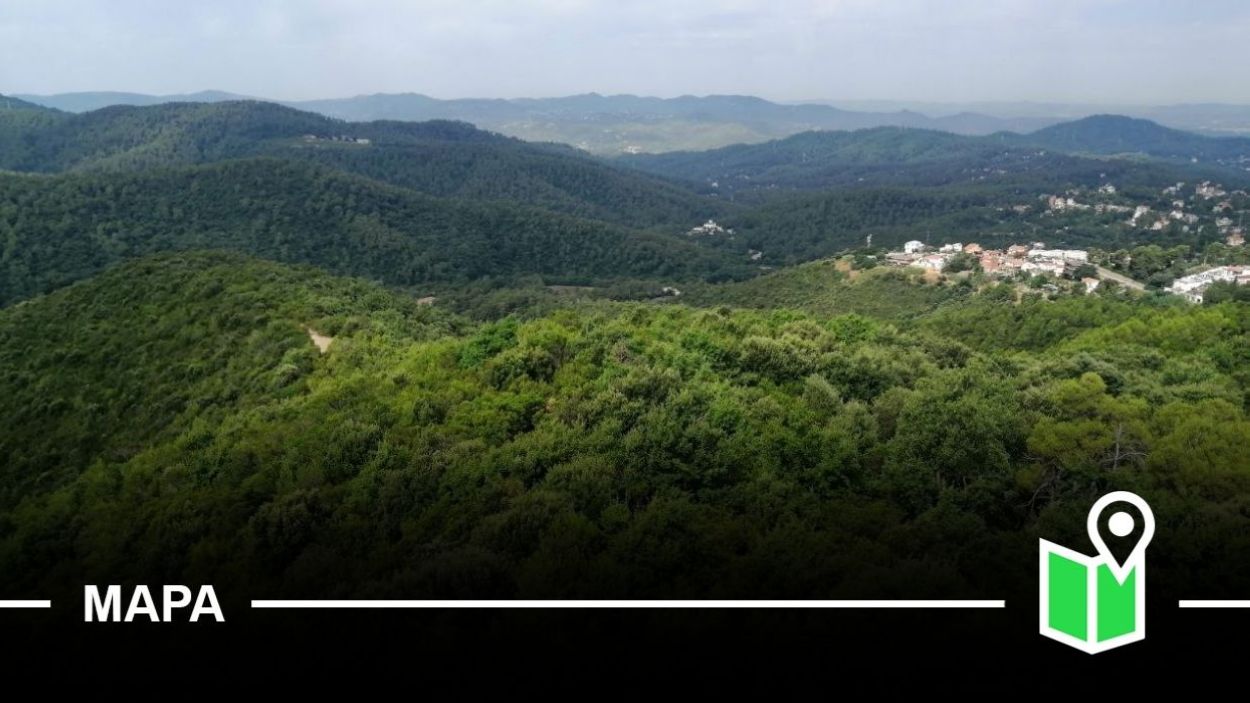 Nou mapa dels 400 km per caminar pel Parc Natural de la Serra de Collserola