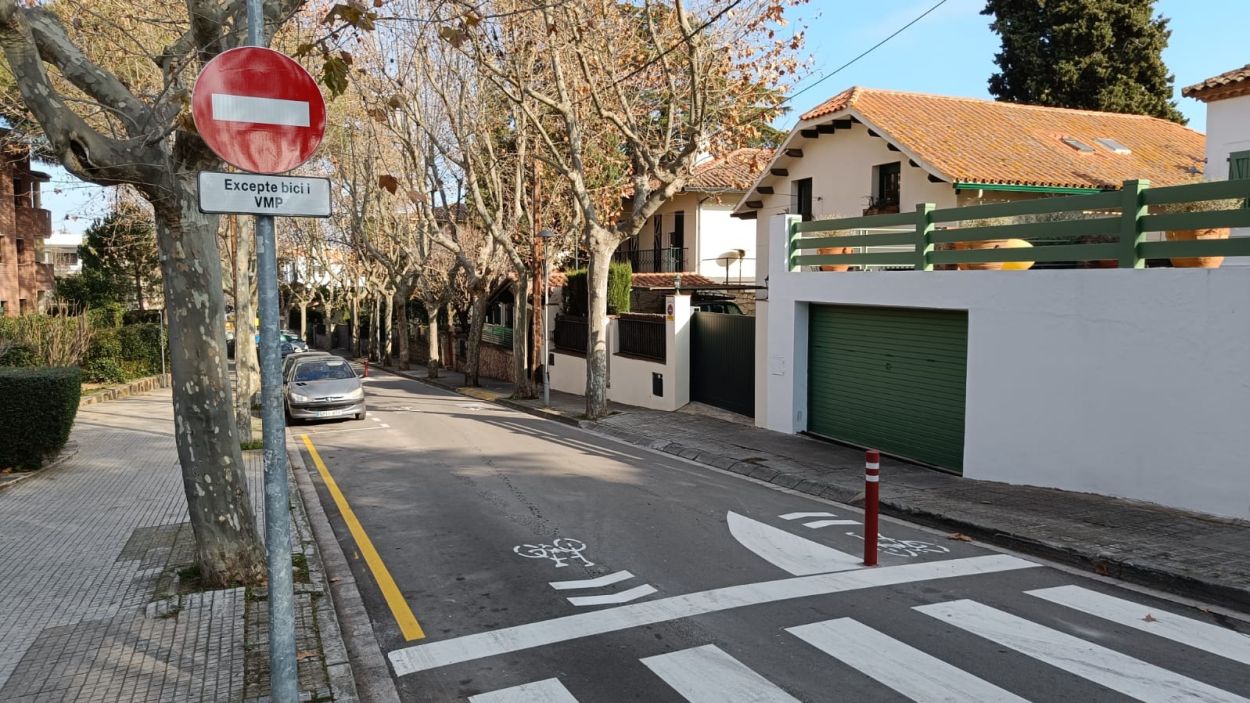 El primer 'carrer bici' de Sant Cugat serà una realitat al febrer