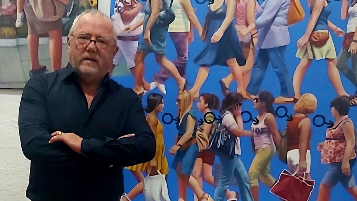 L'artista santcugatenc Paco Minuesa omple de color i esperança la Galeria Subex de Barcelona
