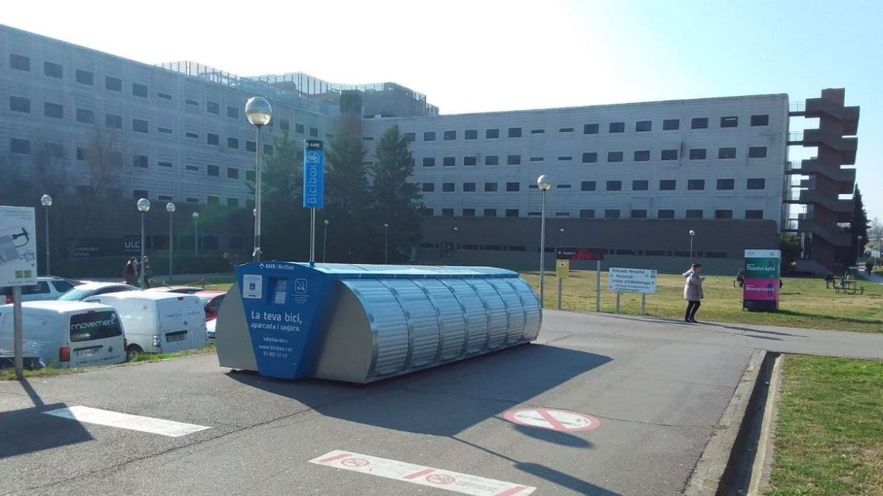 Instal·len un nou bicibox a l'Hospital Universitari General de Catalunya